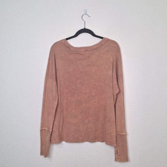 Ces Femme Tie Dye Top Sz S Oversized 100% Organic Cotton Baselayer Boho Grunge - Picture 8 of 13